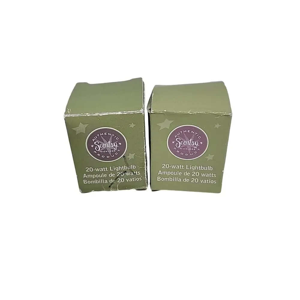 Scentsy 20W‎ Light Bulb Replacement for Wax Warmer Lot of 2